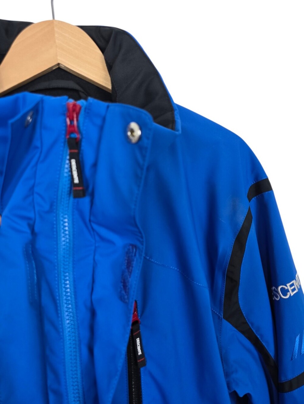 Descente Insulated Technical Ski Jacket Cobalt Blue Black Men’s XL - Picture 4 of 14